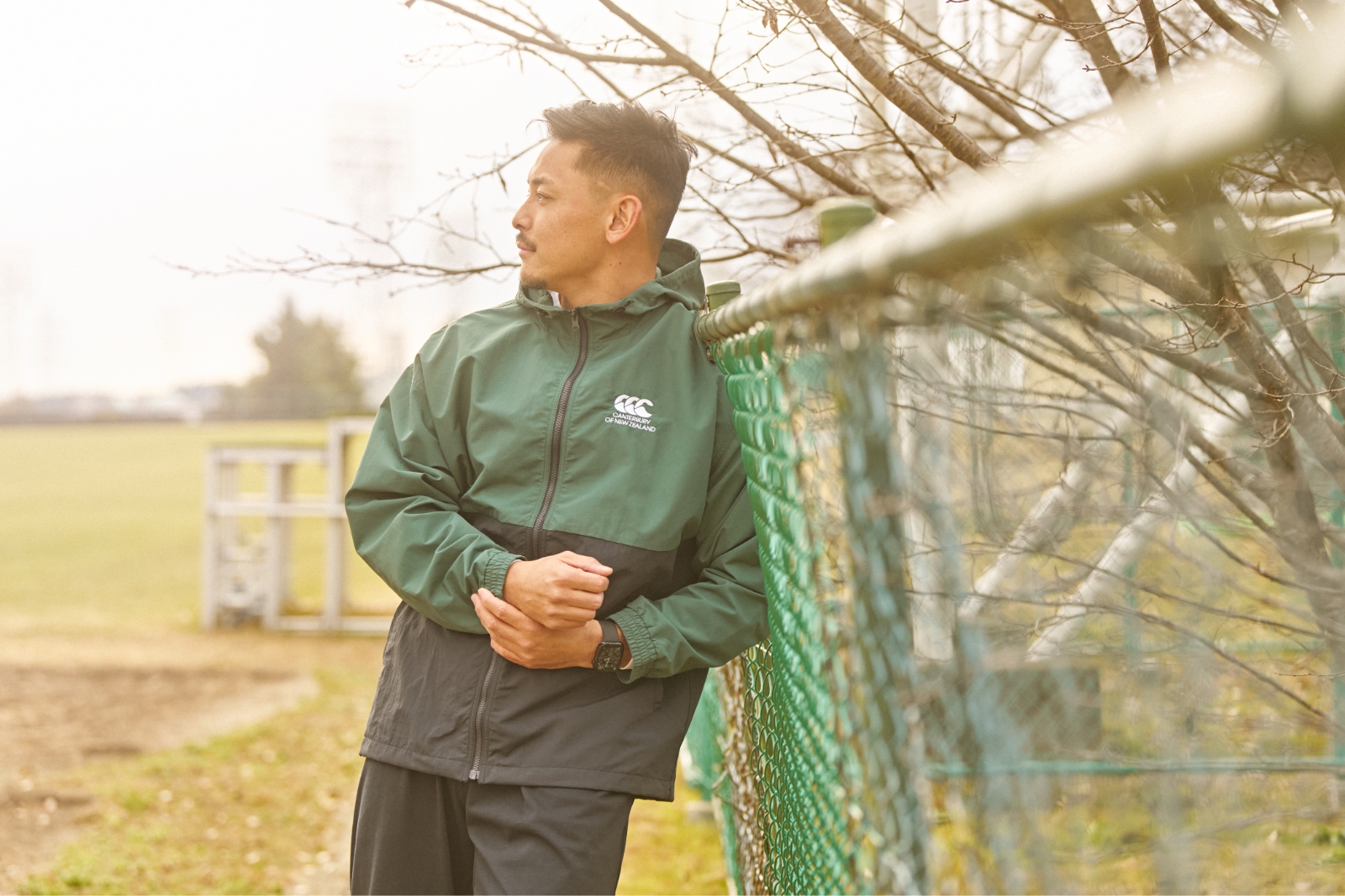 RUGBY SHELL ZIP HOODY,RUGGER PANTS