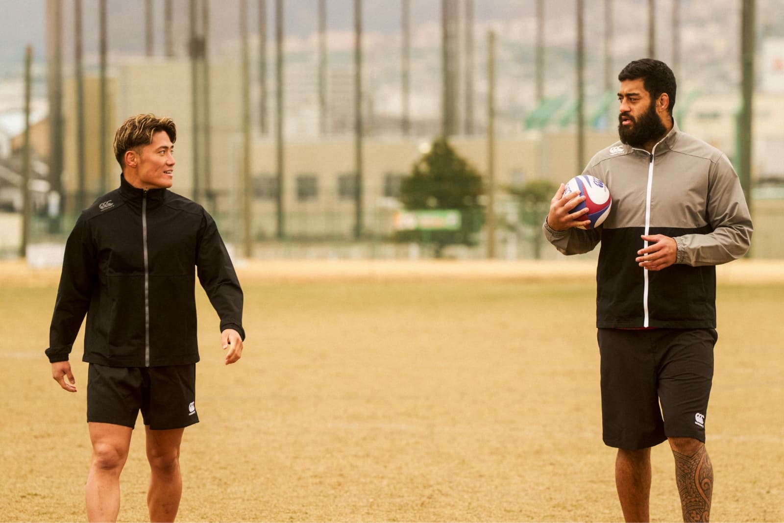 (LEFT)R+ DUAL JACKET,RUGBY SHORTS(LONG) (RIGHT)R+ DUAL JACKET,PRACTICE LONG SHORTS