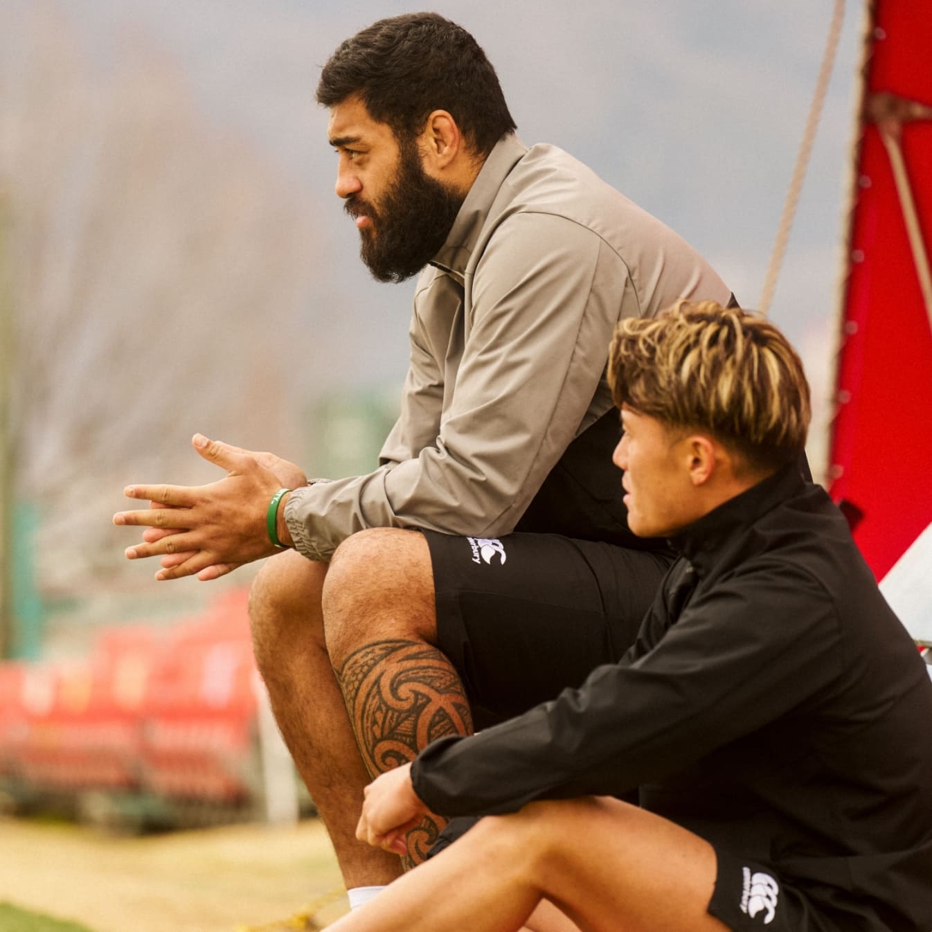 (LEFT)R+ DUAL JACKET,RUGBY SHORTS(LONG) (RIGHT)R+ DUAL JACKET,PRACTICE LONG SHORTS