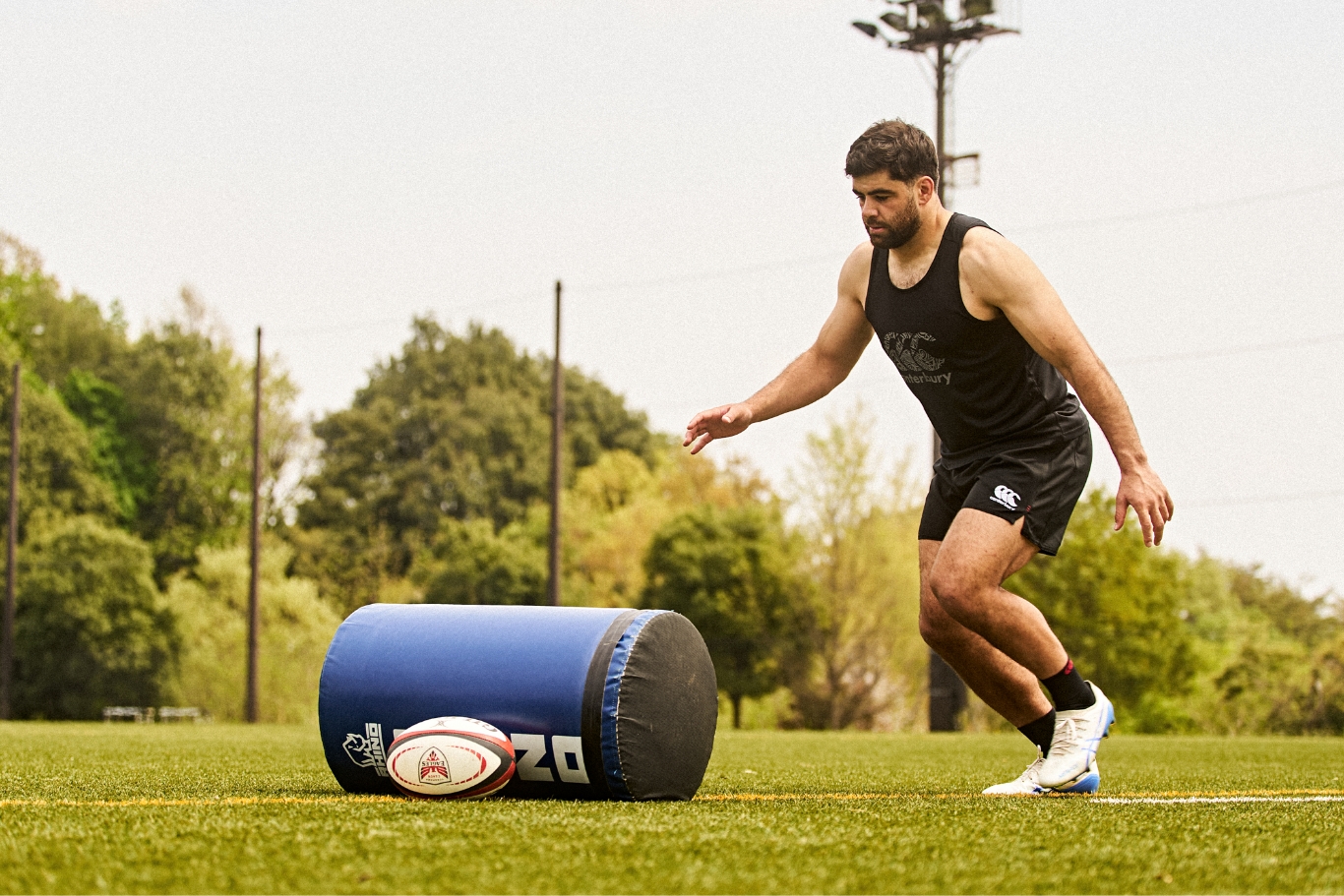 TRAINING TANKTOP,RUGBY SHORTS(LONG),GRIP SOCKS,R+ DUAL SPORTS CAP