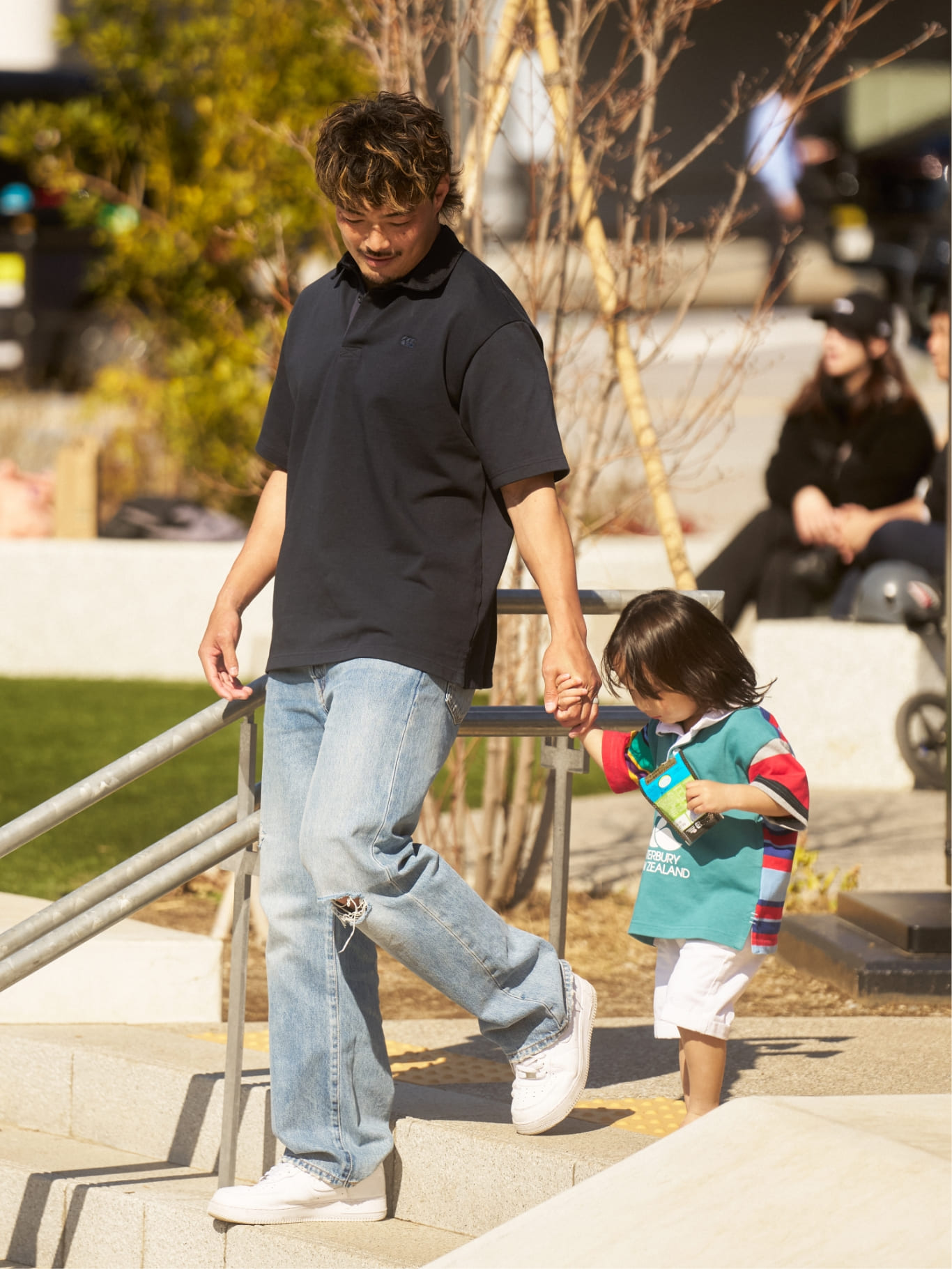 (MEN)S/S SOLID COLOR RUGBY JERSEY  (BOY)KIDS S/S LIGHT UGLY JERSEY