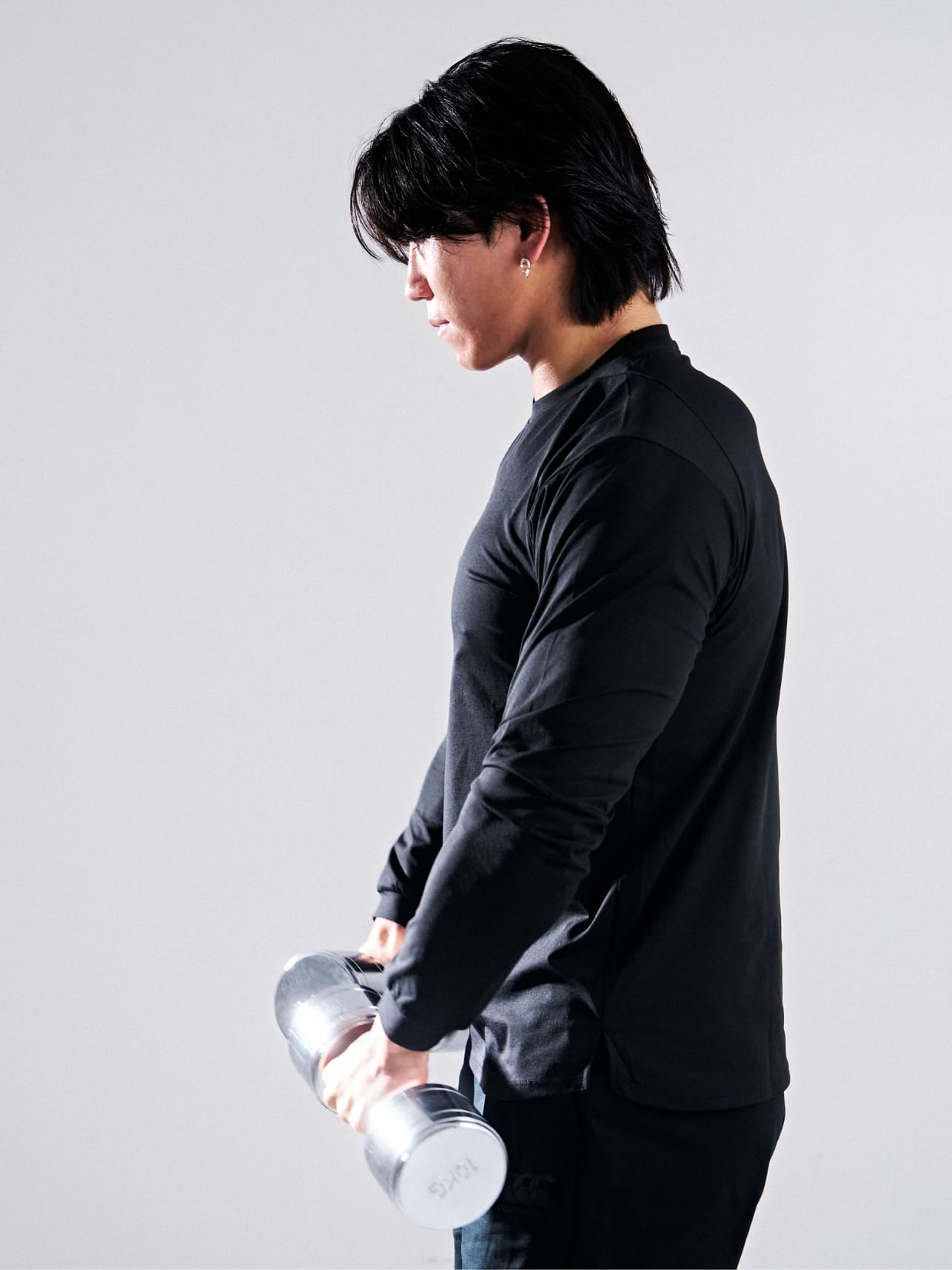 [TOPS] R+ L/S MULTI ACTIVE TEE,[BOTTOMS] R+ DUAL SHORTS