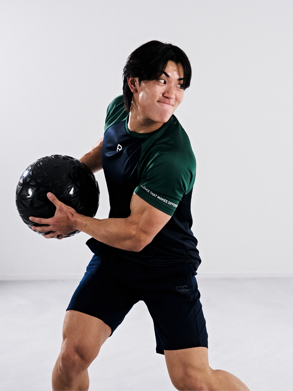 [TOPS] R+ FLEXCOOL CONTROL TEE,[BOTTOMS] R+ DUAL SHORTS