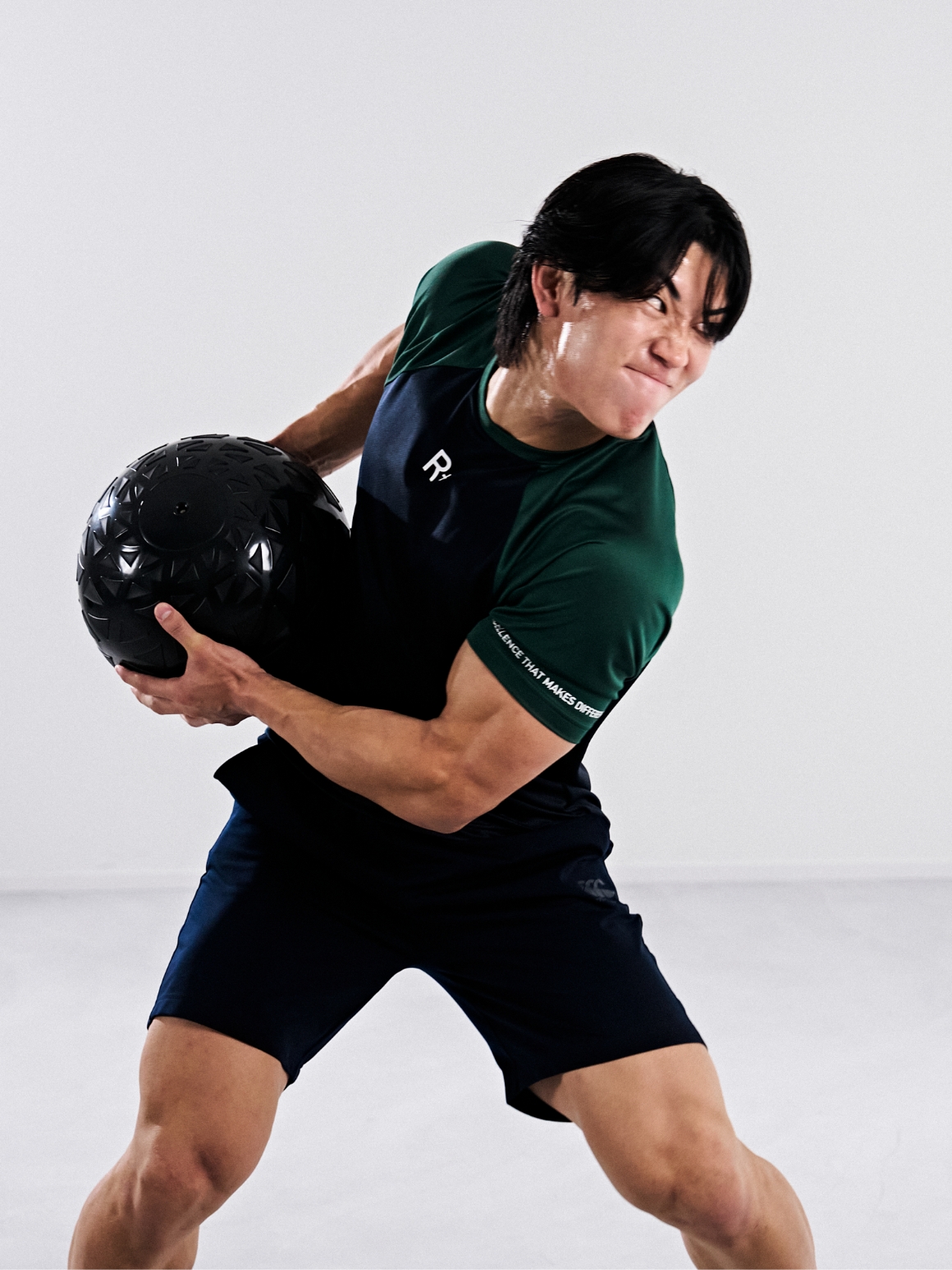 [TOPS] R+ FLEXCOOL CONTROL TEE,[BOTTOMS] R+ DUAL SHORTS