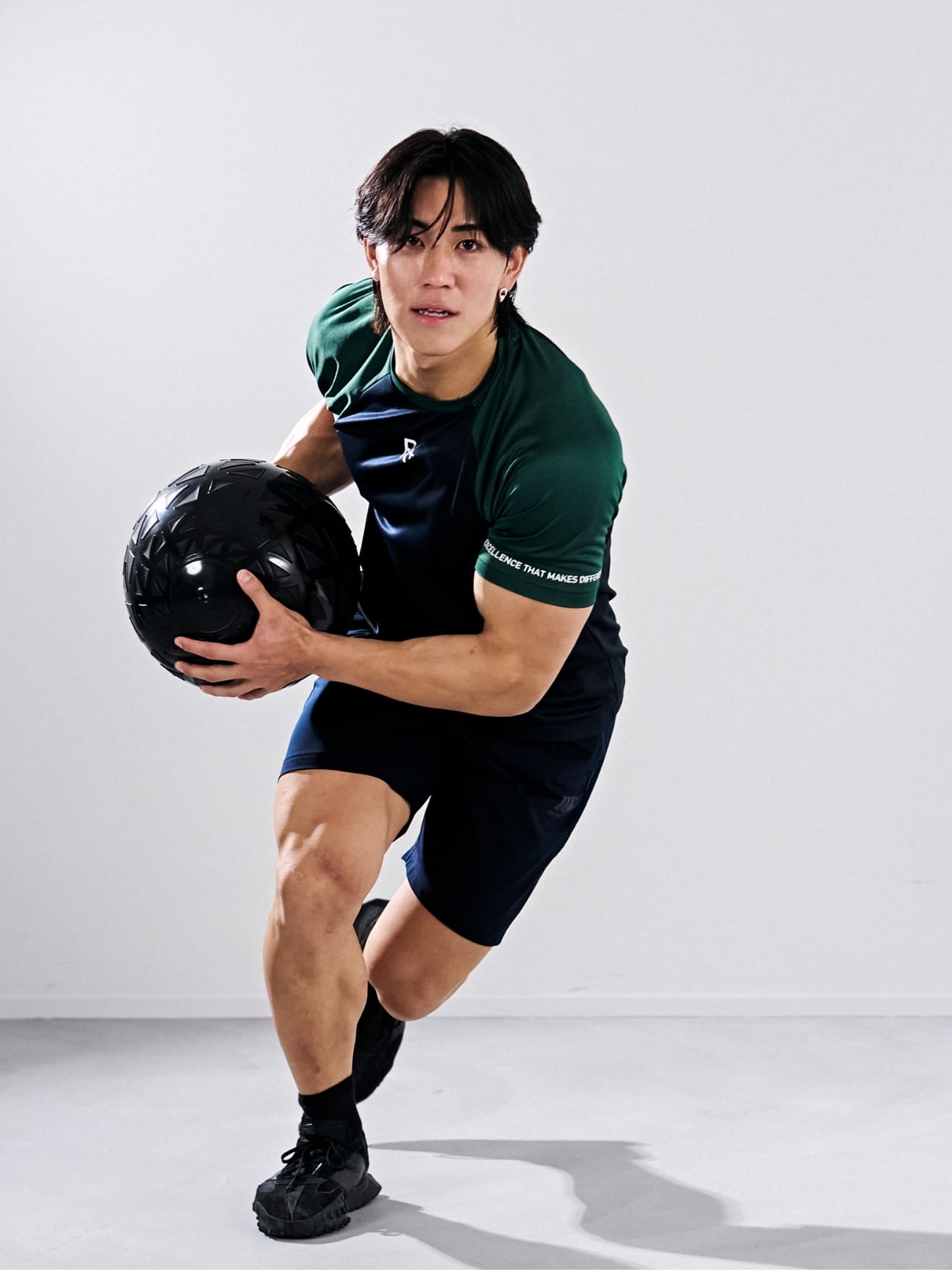 [TOPS] R+ FLEXCOOL CONTROL TEE,[BOTTOMS] R+ DUAL SHORTS