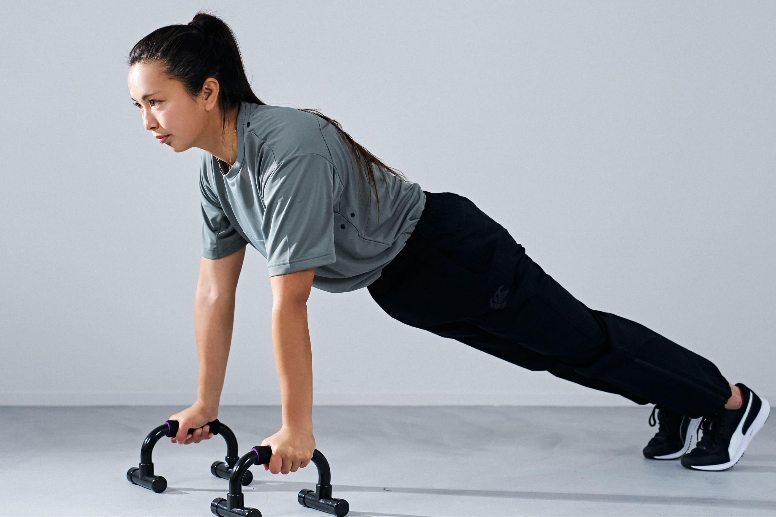 [TOPS] R+ DRY WORKOUT BIG TEE,[BOTTOMS] R+ DUAL PANTS